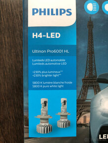 Predám sadu 2 ks LED žiaroviek H4 Philips Ultinon PRO6001 HL - 3