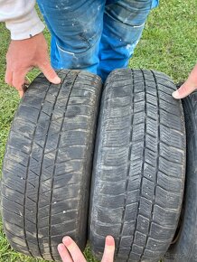 Zimné pneumatiky 185/60 R14 Obuté na plechoch - 3