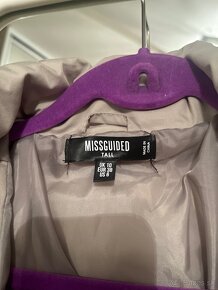 Missguided nova dlha bezova bunda zimna tepla s kapucnou - 3