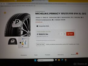 Michelin 195x55 R16 - 3