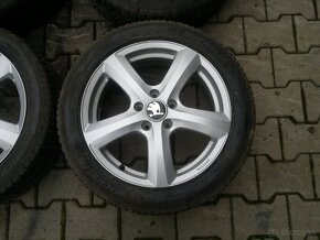 Elektrony Skoda 5x112 R17, zimne pneu 205/50 r17 - 3