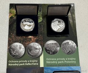 20 Eur Národné parky a CHKO SLOVENSKO PROOF - 3