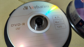 19ks DVD-R a DVD+R Verbatim 16X - 3