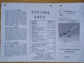 Ručná záhradná sejačka Minimistrál - 3