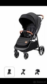 Detský športový kočík - Kinderkraft Grande Plus Black - 3