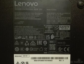 ORIGINÁLNA Nabíjačka - Adaptér - Zdroj Lenovo 300W 20V - 3