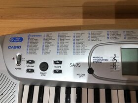 CASIO SA-75 - 3