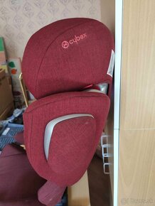 Predám autosedačku Cybex Q2-fix Plus, 15-36kg, Mars Red - 3