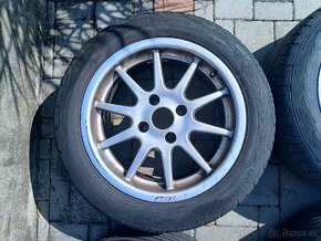 kolesá, elektróny +letné pneu 195/55R15 4x108 - 3