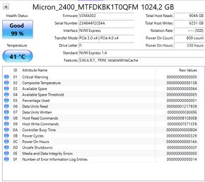 M.2 SSD Micron 2400 1 TB 2230 - 3