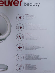 Kozmetické zrkadlo Beurer BS55 s led osvetlením - 3