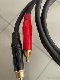 AUDIO kábel 2x XLR( samec ) na 2x RCA ( samec ) 1m - 3