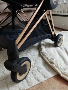 Kočik Cybex coya Sepia black s rosegold podvozkom - 3