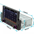 Autorádio 1DIN,dotyk.obrazovka, WIFI,GPS,RDS,kamera,atd.Nové - 3