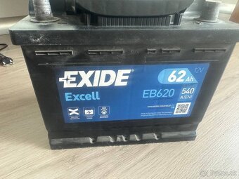 Autobatérie - AKUMULÁTOR - EXIDE- 62Ah 12V - 3