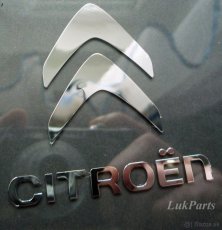 CITROEN LOGO nalepka Metal Edition chrom - 3