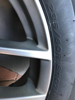 Predám zimnú sadu diskov Mercedes 235/60 r18 - 3