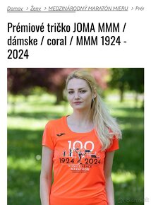 Prémiové maratonske tričko dámske /MMM 1924 - 2024

 - 3