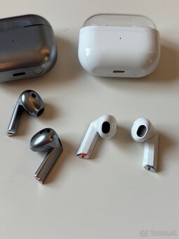 Samsung Galaxy Buds 3, sivej a bielej farby - 3