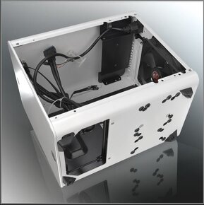 SFF ITX PC Skrinka Raijintek Metis white - celohliníková - 3