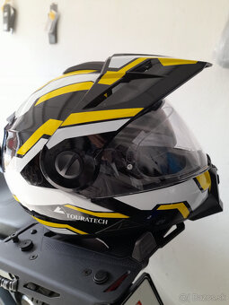 Predám enduro prilbu Schuberth Touratech Aventuro - 3