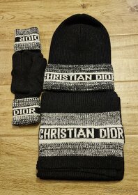 Christian Dior set - šál, čiapka, rukavice - 3