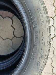 2X ZIMNE PNEUMATIKY PIRELLI  185/55R15 82T - 3