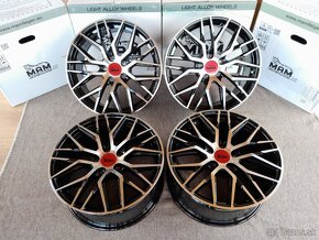 Alu disky R18 5x112 Et45 8J MAM RS4 Audi Škoda Seat Vw - 3