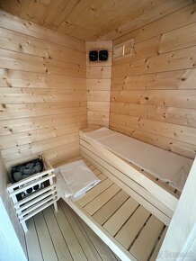 Fínska sauna s pieckou a výbavou - 3