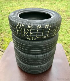 215/65 r17 letné PIRELLI 99V - 3