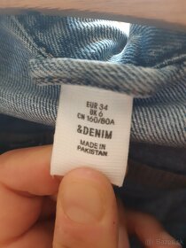 Riflova bunda h&m veľkosť 34 - 3