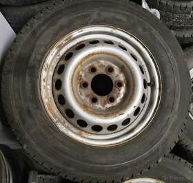 4 ks zimné pneu 235/65 R16C Matador na plechových diskoch - 3