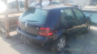 Rozpredám vw golf IV 1,6 benzin 74kw kód motora AKL - 3