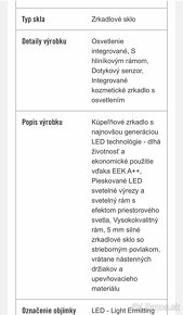 Led kúpeľňové zrkadlo - 3