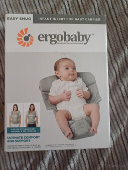 Detský nosič ergobaby organic + novorodenecká vložka - 3