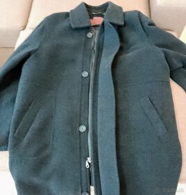 Pánsky flaušový kabát čierny - 3