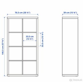 Úložný priestor Kallax Ikea 147x77 cm - 3