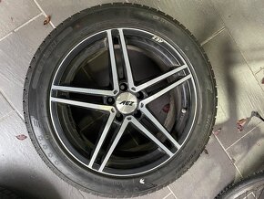 Predám elektróny na zimných gumách 255/45 R18 - 3