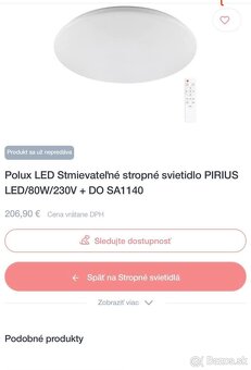 Stropná LED lampa - 3