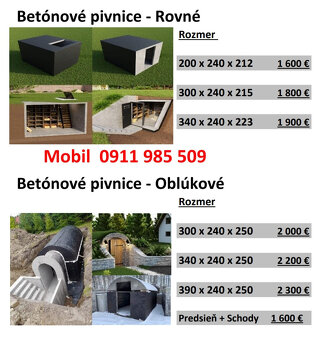 Betonove zumpy a pivnice s certifikatom - 3