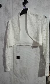 Biele spoločenské šaty - 3