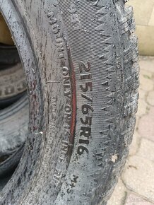 Zimné pneumatiky 215/65 r16 - 3