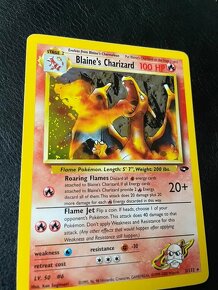 Blaine's Charizard Holo - 3