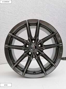 Nové Borbet Alu disky Skoda 7x17 ET 40 5x112 R17 1202 - 3