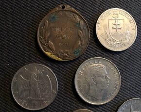Starožitné mince + medaila - 3