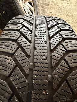 Predám plechové disky 5x112 + Zimné pneu 215/60R16 - 3