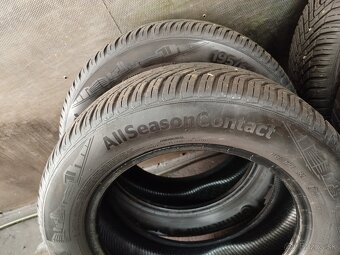 Predám 4ks celoročných pneu Continental 195/60 R15 6.7mm. - 3