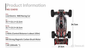 Rc auto Wltoys 55km/h - 3