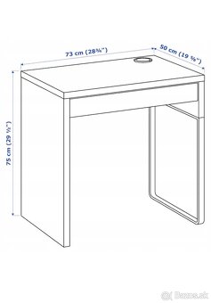 Písací stôl Micke - 3