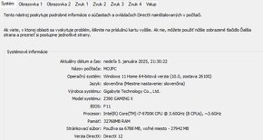 Herný PC i7 9700k, RTX 2070, 32GB DDR4 - 3